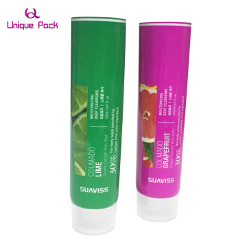 Aluminum Plastic Barrier laminated packaging Tube with screw on hand cream or foot cream tube  100 150 ml